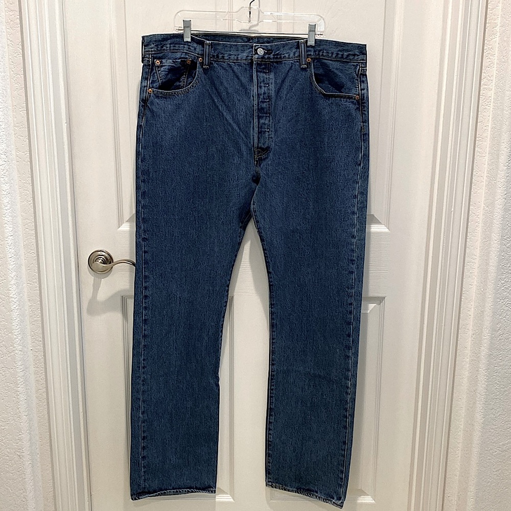 Men’s Levi’s 501 Original Fit Blue Jeans 42x36